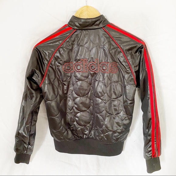 Adidas Quilted Bomber Style Track Jacket Small - Picture 7 of 7
